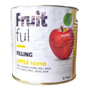 Relleno de manzana en trozos 70%