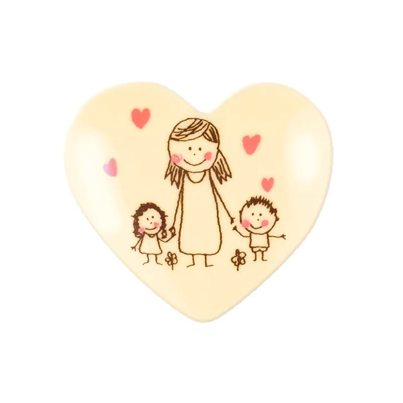 Corazón Día de la Madre Chocolate Blanco 54uds