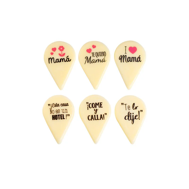 Mensajes Mamí Chocolate Blanco 135uds