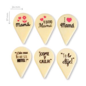 Mensajes Mamí Chocolate Blanco 135uds