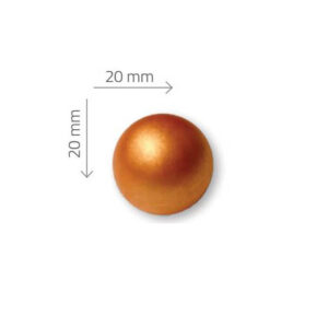 Mini Bola Ámbar Chocolate Blanco 66uds