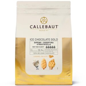 Cobertura chocolate Ice Gold en bolsa de 2,5Kg