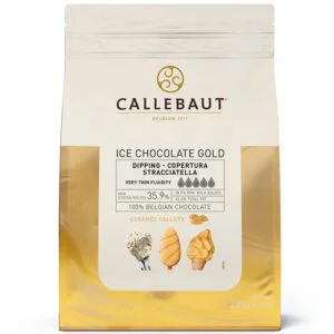 Cobertura chocolate Ice Gold en bolsa de 2,5Kg