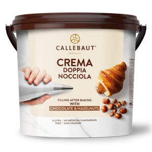 Crema de chocolate y avellana Callebaut en cubo de 5Kg
