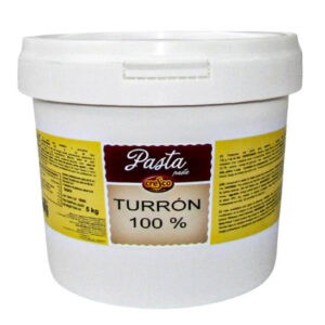 Pasta Crema Turrón del 100% en cubo de 5Kg