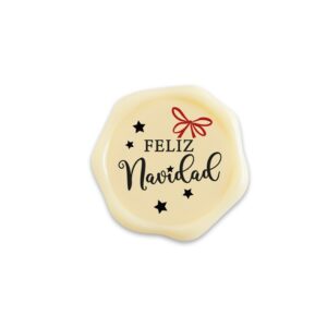 Lacres Feliz Navidad Chocolate Blanco 96ud