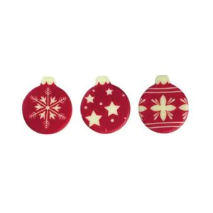 Surtido Bolas Navideñas Chocolate Blanco 135ud