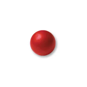Mini Bola Roja Chocolate Blanco 66uds