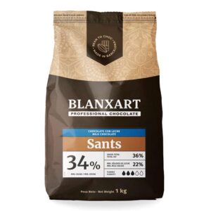 Cobertura chocolate con Leche de la marca Blanxart en Bolsa de 1Kg