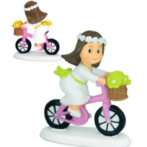 Figura Comunión Niña Bici