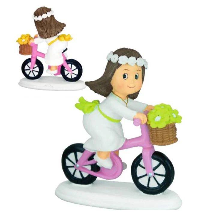 Figura Comunión Niña Bici