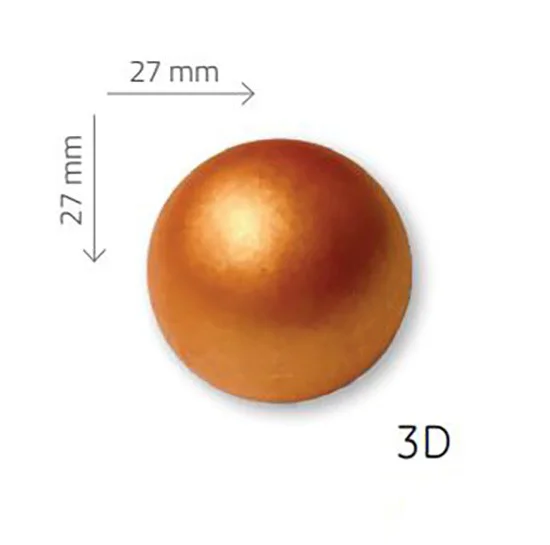 Bola Ámbar Chocolate Blanco 40uds