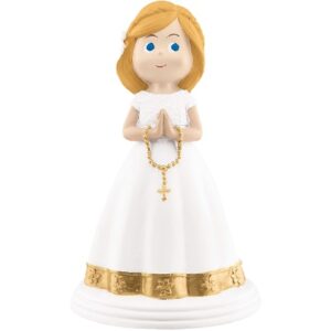 Figura Comunión Niña Rubia 14cm
