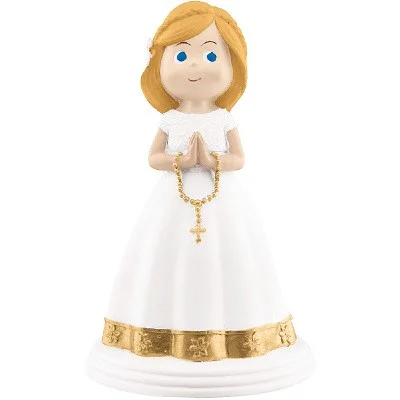 Figura Comunión Niña Rubia 14cm