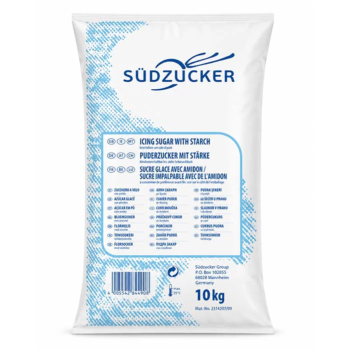 Azúcar glass en saco de 10Kg de plástico