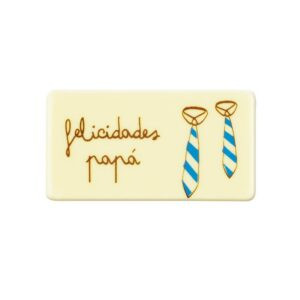 Felicidades Papá Chocolate Blanco 60 uds