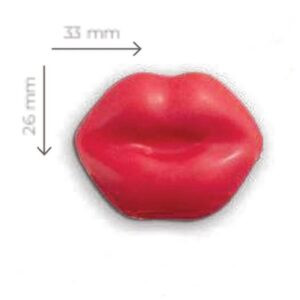 Labios de Beso Chocolate Blanco 135uds